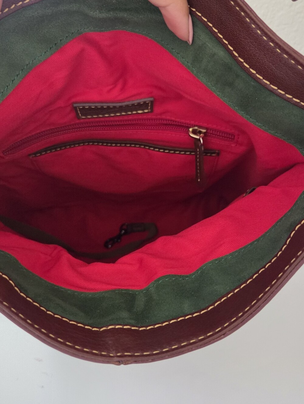 Dooney and Bourke Florentine Medium Toggle Crossbody In Chestnut - Picture 6 of 12